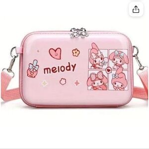 SanrioNWT! Sanrio Y2K My Melody Pink Cartoon Kawaii Crossbody Purse NEW